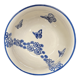 Bowl, Round, 6.5" in "Butterfly Garden" by Manufaktura | M084T-MOT1