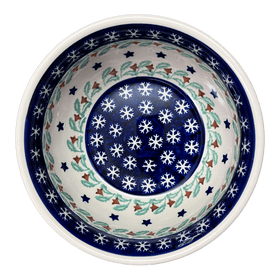Polish Pottery 6.5" Bowl (Starry Wreath) | M084T-PZG Additional Image at PolishPotteryOutlet.com