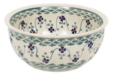 Bowl, Round, 6.5" in "Woven Pansies" by Manufaktura | M084T-RV