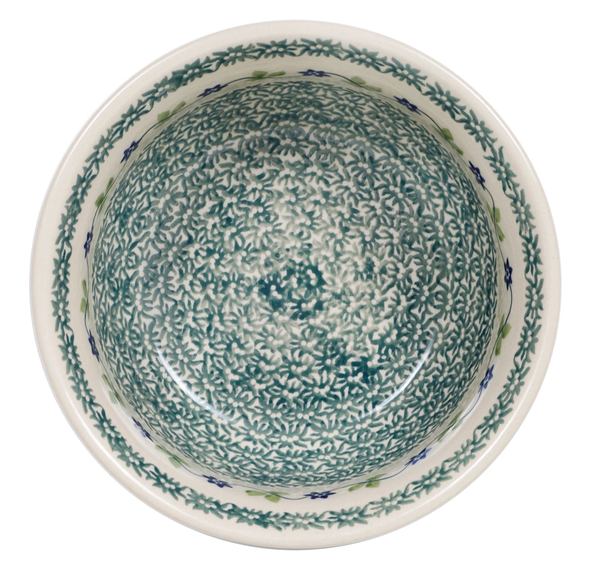 Bowl, Round, 6.5" in "Woven Starflowers" by Manufaktura | M084T-RV01