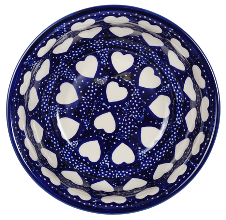 Bowl, Round, 6.5" in "Sea of Hearts" by Manufaktura | M084T-SEA