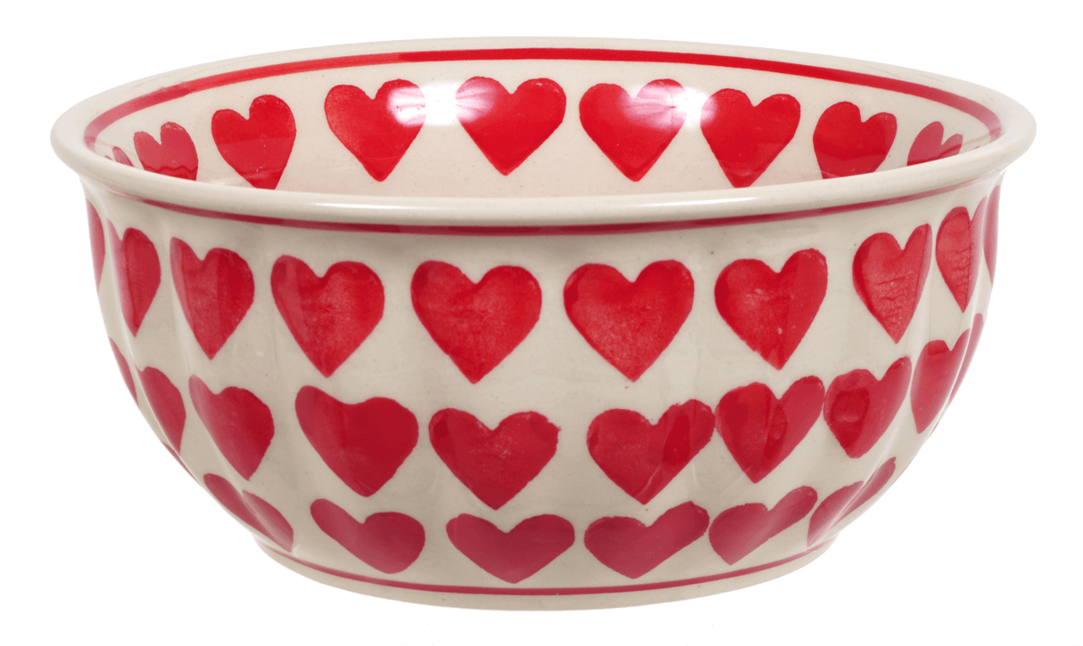 Bowl, Round, 6.5" in "Whole Hearted Red" by Manufaktura | M084T-SEDC