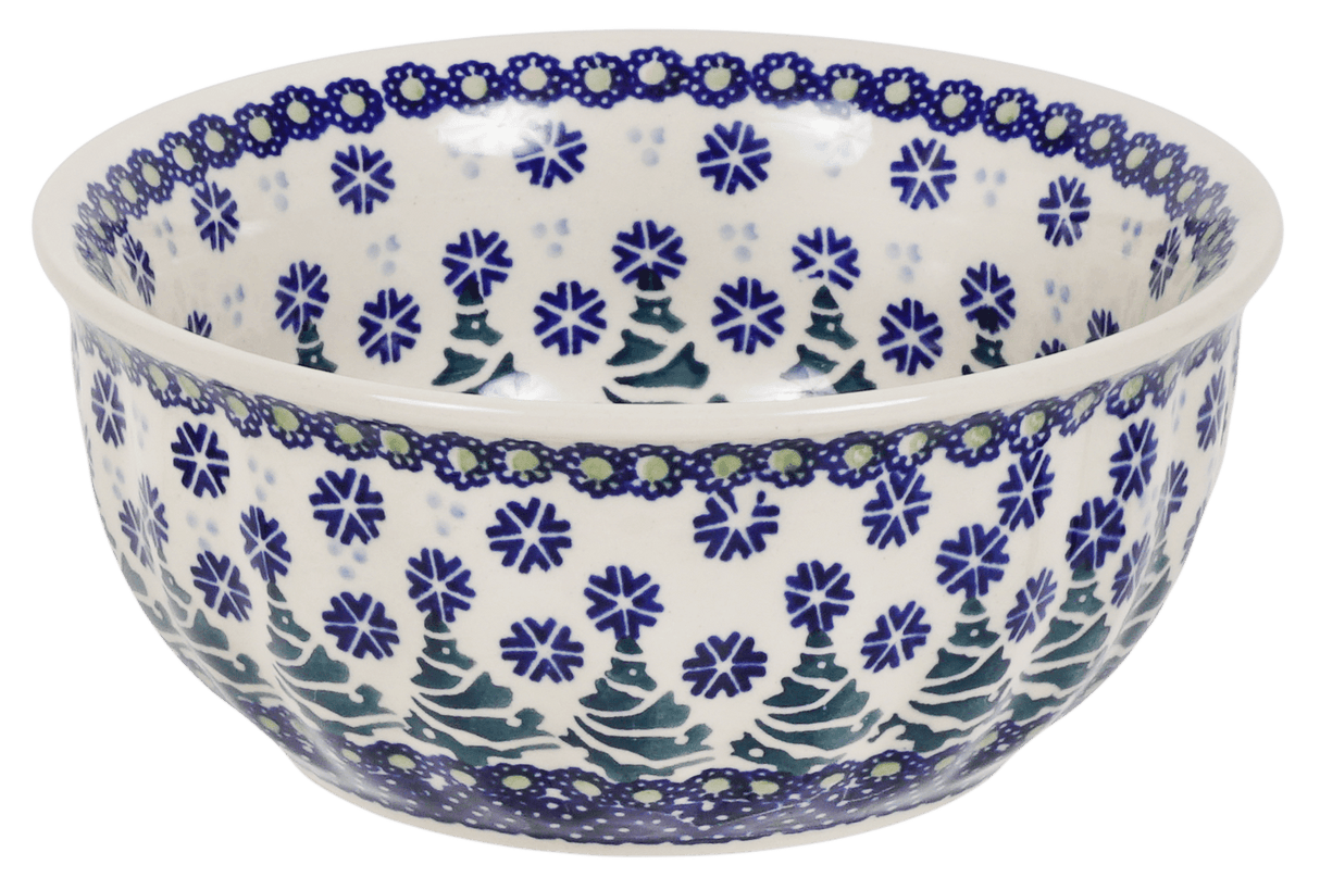 Bowl, Round, 6.5" in "Snowy Pines" by Manufaktura | M084T-U22