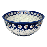 Bowl, Round, 6.5" in "Peacock Dot" by Manufaktura | M084U-54K