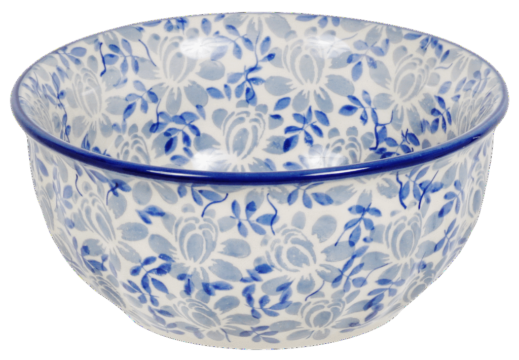 Bowl, Round, 6.5" in "English Blue" by Manufaktura | M084U-AS53