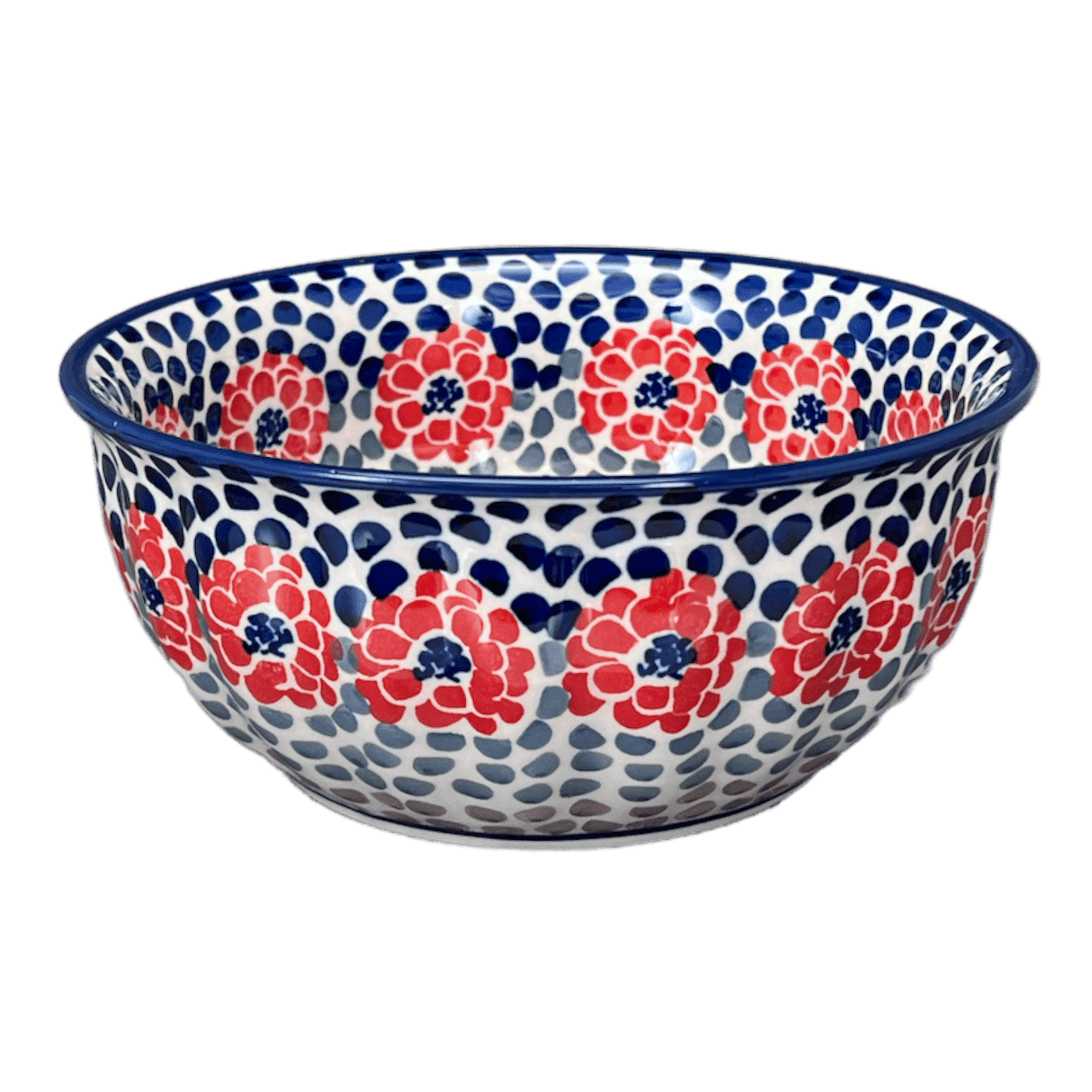 Bowl, Round, 6.5" in "Falling Petals" by Manufaktura | M084U-AS72