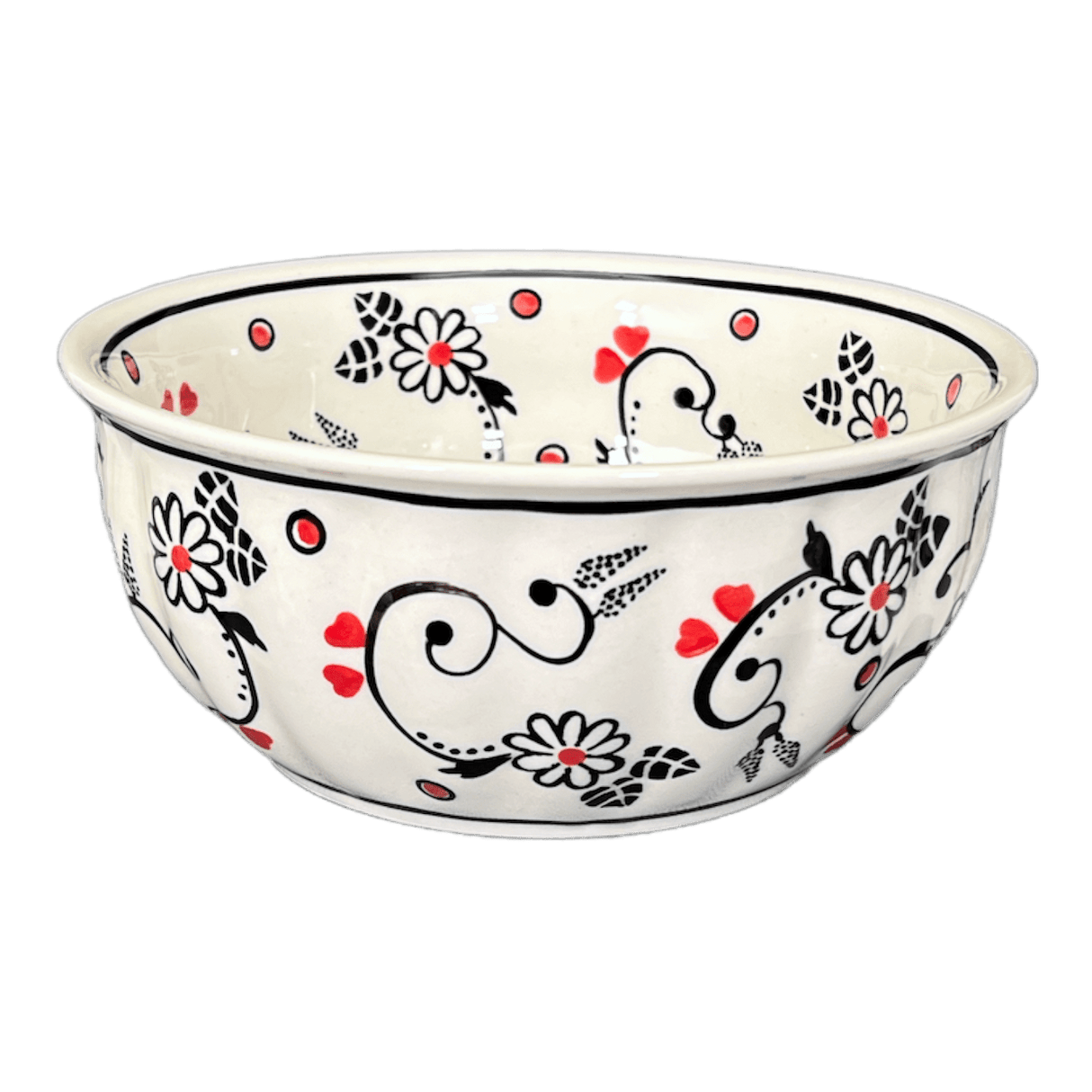 Bowl, Round, 6.5" in "Night Garden" by Manufaktura | M084U-BL02