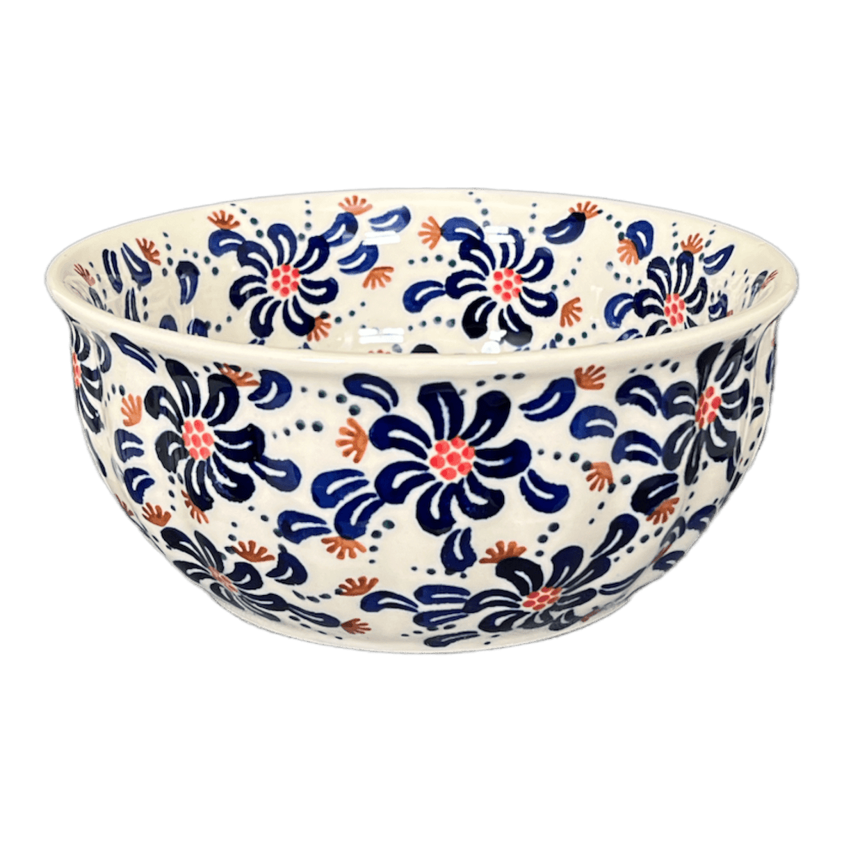 Bowl, Round, 6.5" in "Floral Fireworks" by Manufaktura | M084U-BSAS
