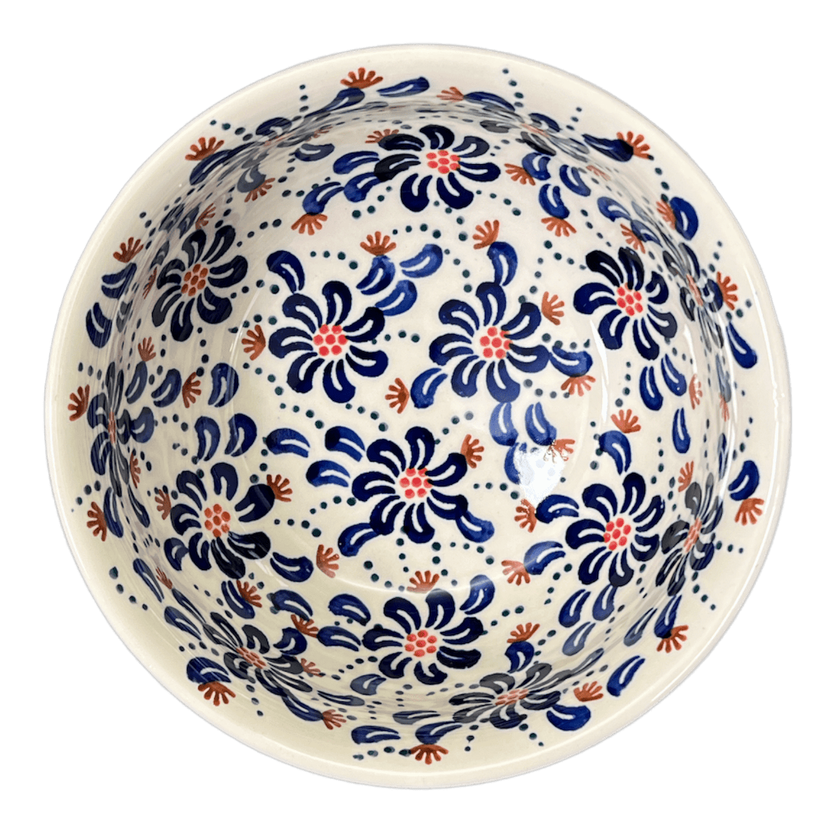 Bowl, Round, 6.5" in "Floral Fireworks" by Manufaktura | M084U-BSAS