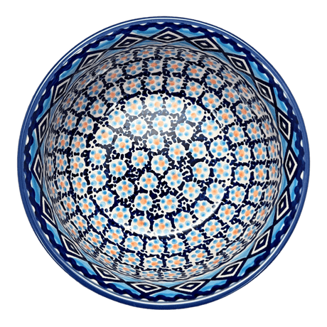 Bowl, Round, 6.5" in "Blue Diamond" by Manufaktura | M084U-DHR