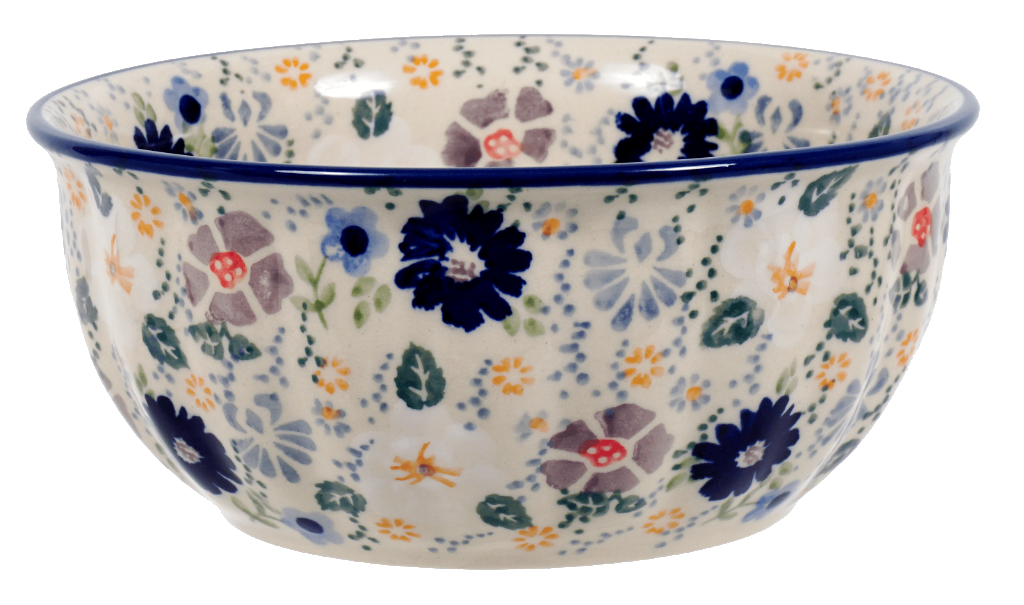 Bowl, Round, 6.5" in "Scattered Petals" by Manufaktura | M084S-EO35