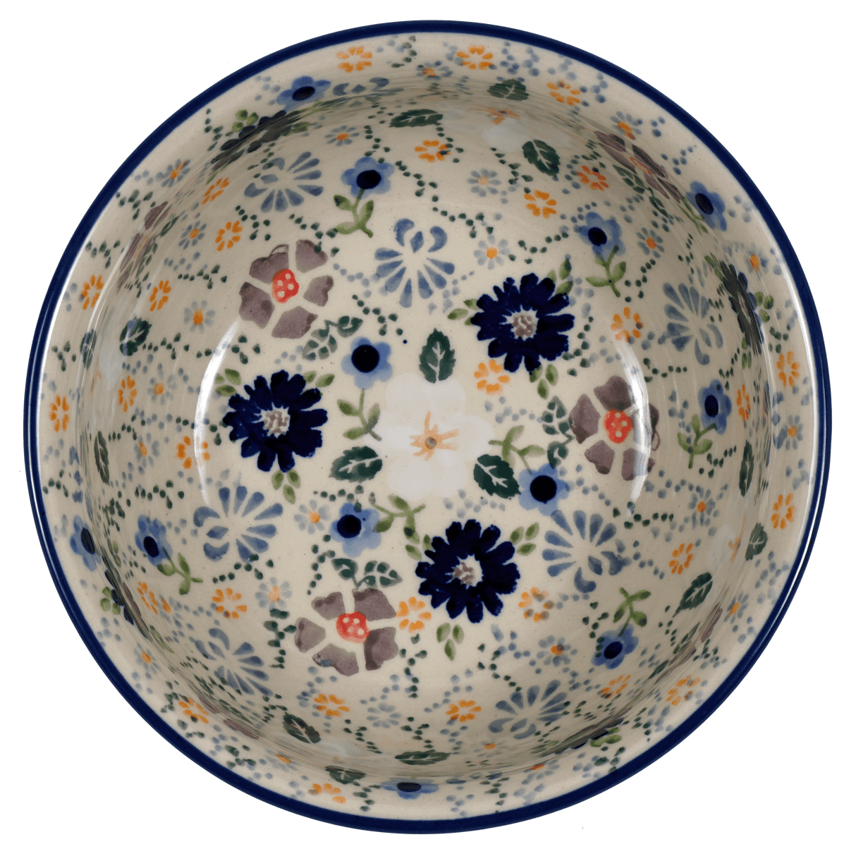 Bowl, Round, 6.5" in "Scattered Petals" by Manufaktura | M084S-EO35