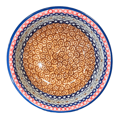 Bowl, Round, 6.5" in "Chocolate Swirl" by Manufaktura | M084U-EOS