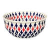 Polish Pottery 6.5" Bowl (Shock Waves) | M084U-GZ42 at PolishPotteryOutlet.com