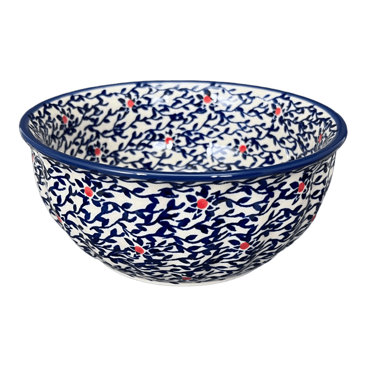 Bowl, Round, 6.5" in "Blue Canopy" by Manufaktura | M084U-IS04