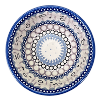 A picture of a Polish Pottery 6.5" Bowl (Bubbles galore) as shown at PolishPotteryOutlet.com/products/6-5-bowl-iz23-m084u-iz23