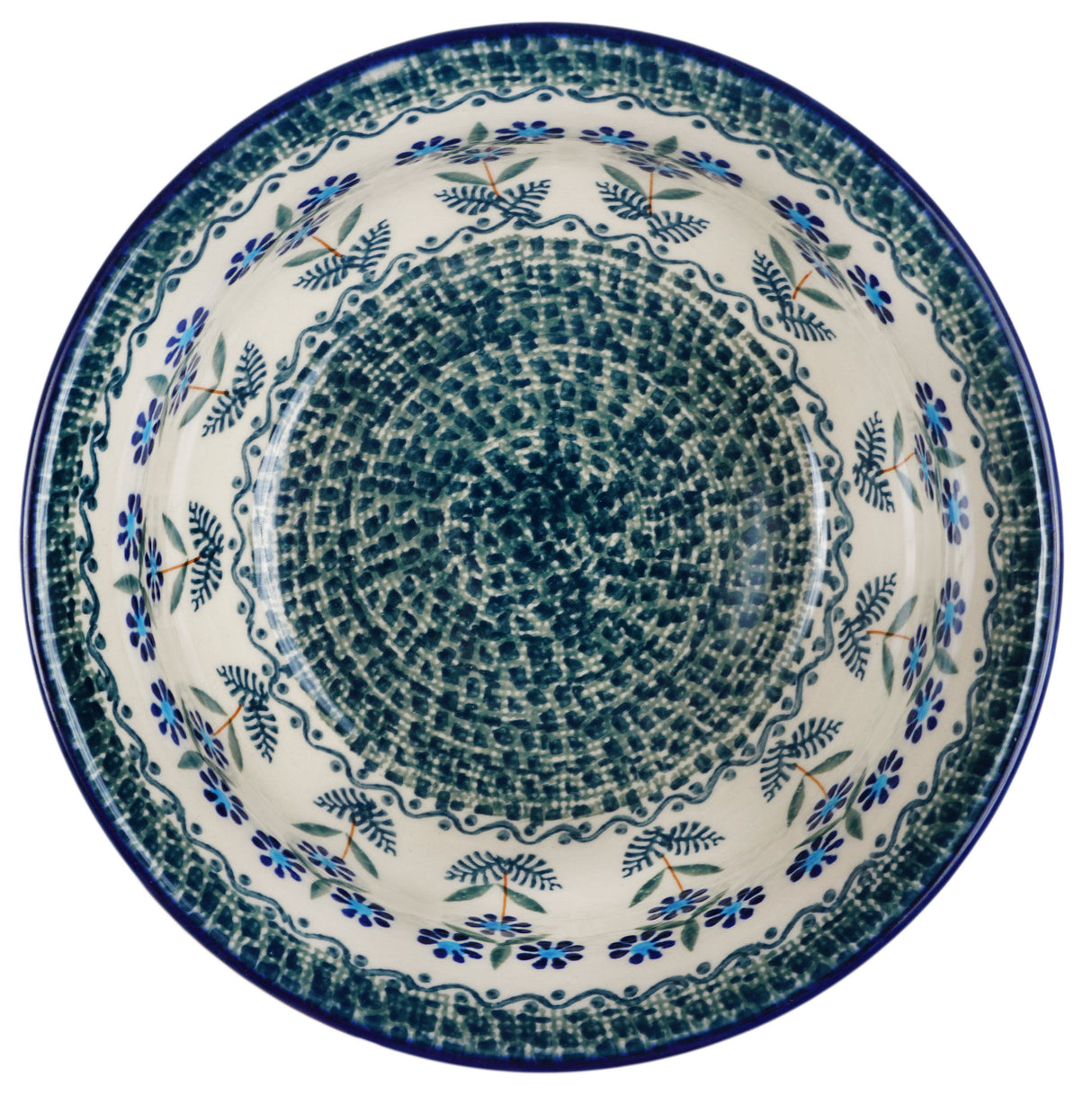 Bowl, Round, 6.5" in "Blossoms on the Green" by Manufaktura | M084U-J126