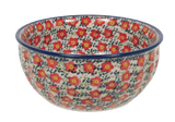 Bowl, Round, 6.5" in "Floral Revival Red" by Manufaktura | M084U-MCZE