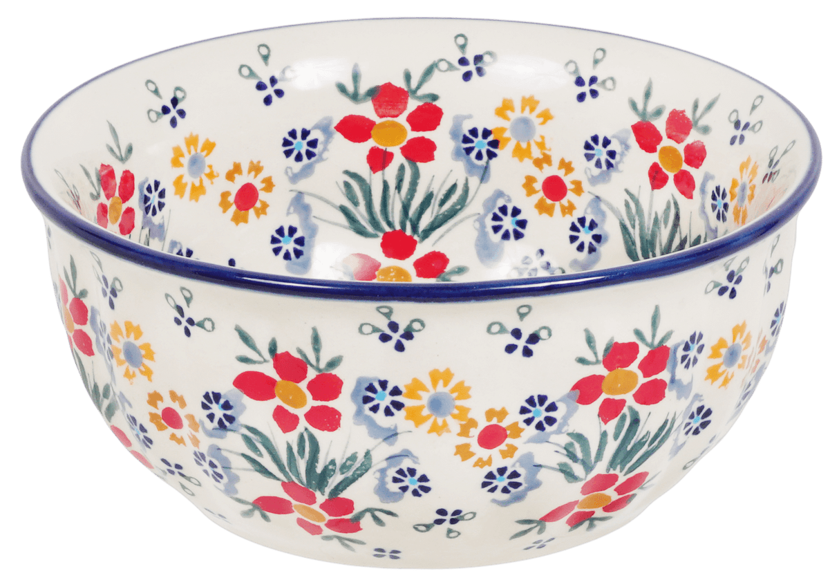 Bowl, Round, 6.5" in "Fresh Flowers" by Manufaktura | M084U-MS02