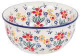 Bowl, Round, 6.5" in "Fresh Flowers" by Manufaktura | M084U-MS02