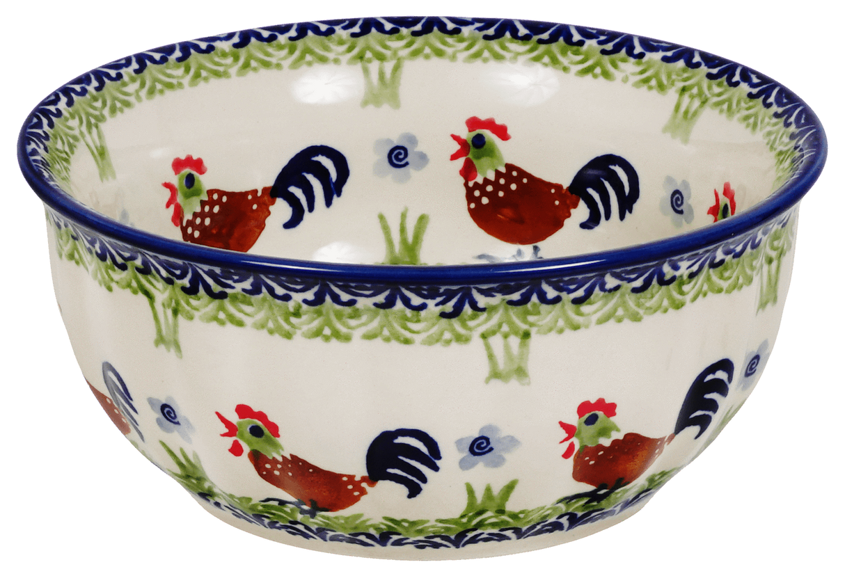 Bowl, Round, 6.5" in "Chicken Dance" by Manufaktura | M084U-P320