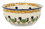 Bowl, Round, 6.5" in "Ducks in a Row" by Manufaktura | M084U-P323