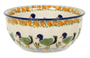 Polish Pottery 6.5" Bowl (Ducks in a Row) | M084U-P323 at PolishPotteryOutlet.com
