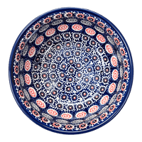 A picture of a Polish Pottery 6.5" Bowl (Carnival) | M084U-RWS as shown at PolishPotteryOutlet.com/products/6-5-bowl-carnival-m084u-rws