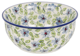 Bowl, Round, 6.5" in "Periwinkle Vine" by Manufaktura | M084U-TAB1