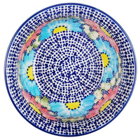 A picture of a Polish Pottery 6.5" Bowl (Fiesta) | M084U-U1 as shown at PolishPotteryOutlet.com/products/65-bowls-fiesta