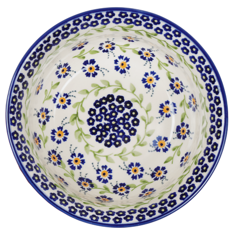 Bowl, Round, 6.5" in "Blue Clematis" by Manufaktura | M084U-VB03