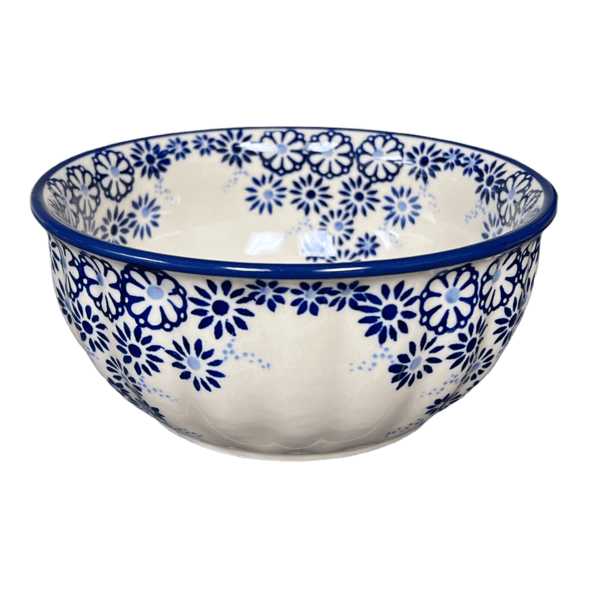 Bowl, Round, 6.5" in "Cobalt Falls" by Manufaktura | M084U-WB04