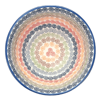 A picture of a Polish Pottery 7.75" Bowl (Speckled Rainbow) | M085M-AS37 as shown at PolishPotteryOutlet.com/products/7-75-bowl-speckled-rainbow-m085m-as37