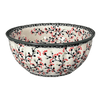Polish Pottery 7.75" Bowl (Cherry Blossom) | M085S-DPGJ at PolishPotteryOutlet.com