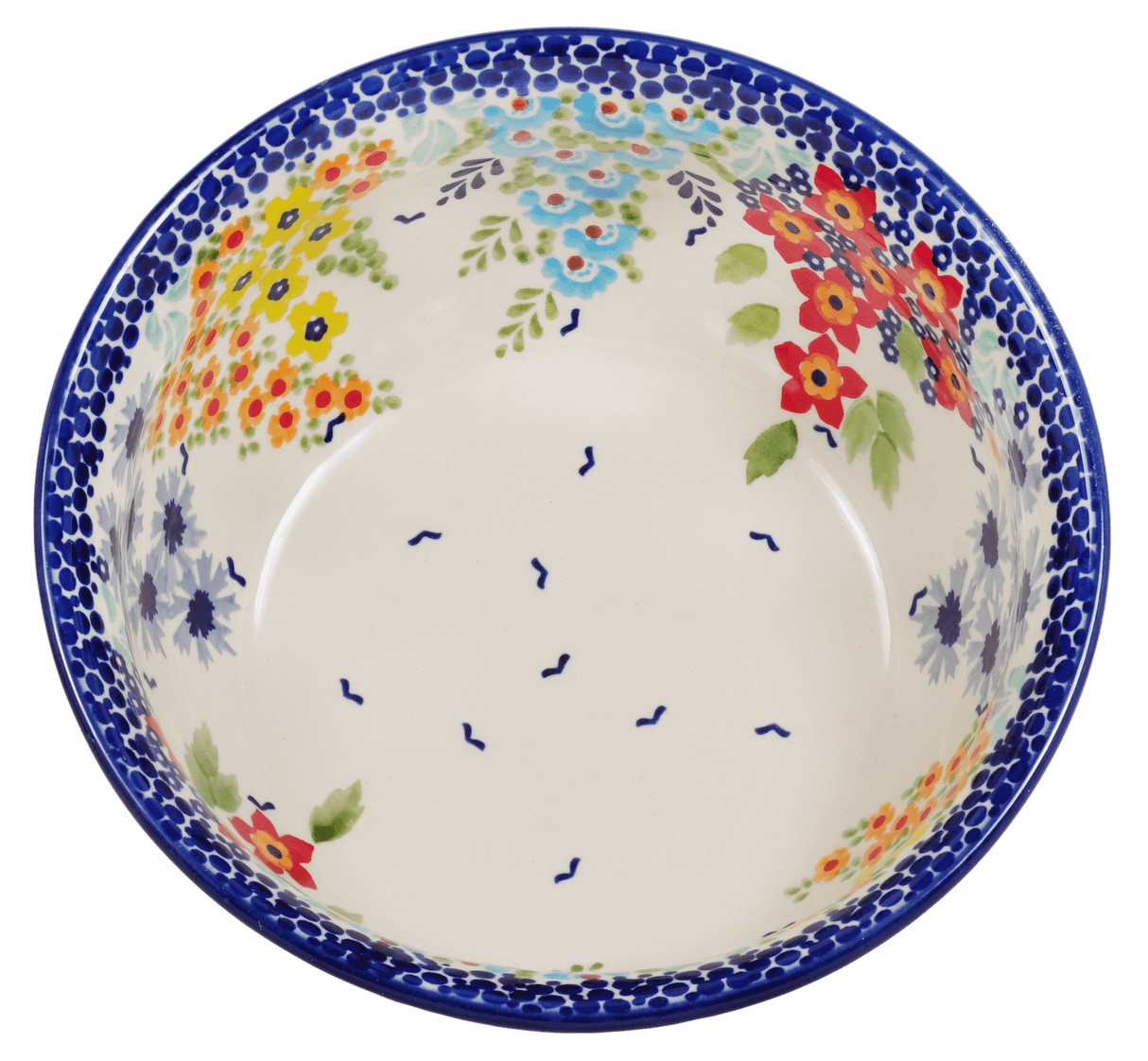 Bowl, Round, 7.75" in "Brilliant Garden" by Manufaktura | M085S-DPLW