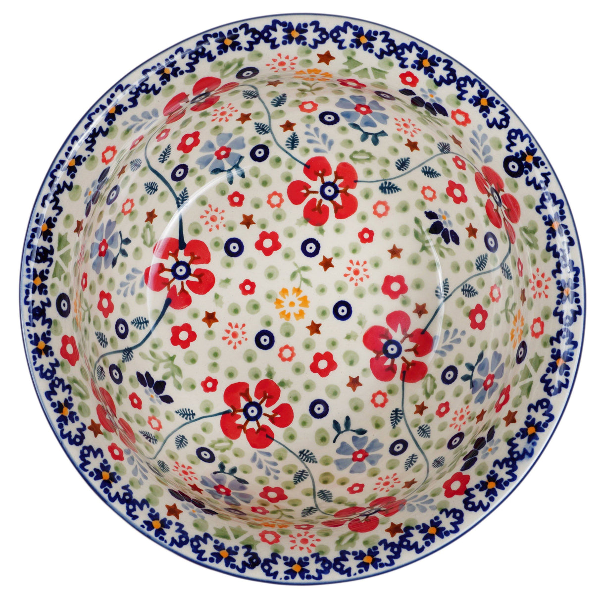 Bowl, Round, 7.75" in "Full Bloom" by Manufaktura | M085S-EO34