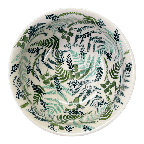 Bowl, Round, 7.75" in "Scattered Ferns" by Manufaktura | M085S-GZ39