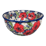 Bowl, Round, 7.75" in "Poppies & Posies" by Manufaktura | M085S-IM02