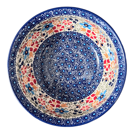 Bowl, Round, 7.75" in "Festive Flowers" by Manufaktura | M085S-IZ16