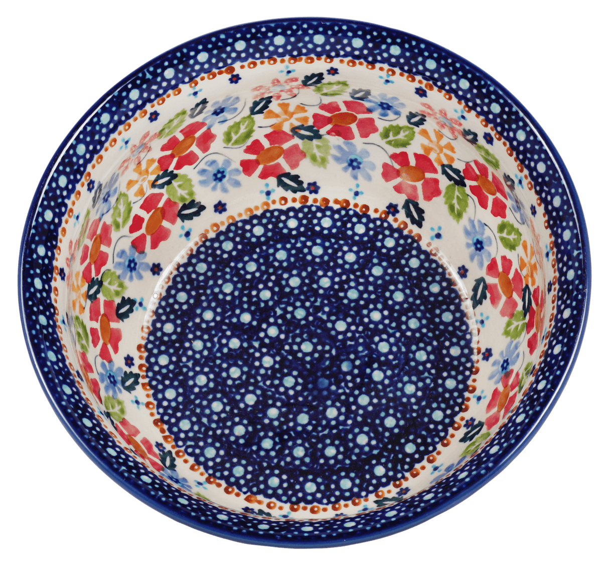 Bowl, Round, 7.75" in "Brilliant Bouquet" by Manufaktura | M085S-J113