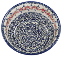 A picture of a Polish Pottery 7.75" Bowl (Field of Dreams) | M085S-JZ24 as shown at PolishPotteryOutlet.com/products/7-75-bowl-field-of-dreams