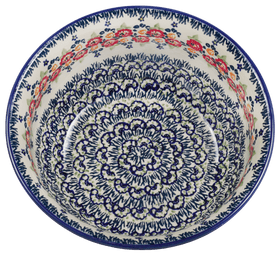 Polish Pottery 7.75" Bowl (Field of Dreams) | M085S-JZ24 Additional Image at PolishPotteryOutlet.com