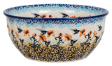 Bowl, Round, 7.75" in "Hummingbird Harvest" by Manufaktura | M085S-JZ35