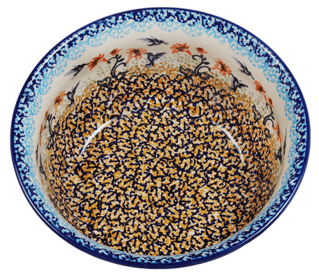 Bowl, Round, 7.75" in "Hummingbird Harvest" by Manufaktura | M085S-JZ35