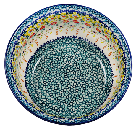 Bowl, Round, 7.75" in "Sunny Border" by Manufaktura | M085S-JZ41