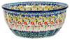 Polish Pottery 7.75" Bowl (Sunny Border) | M085S-JZ41 at PolishPotteryOutlet.com