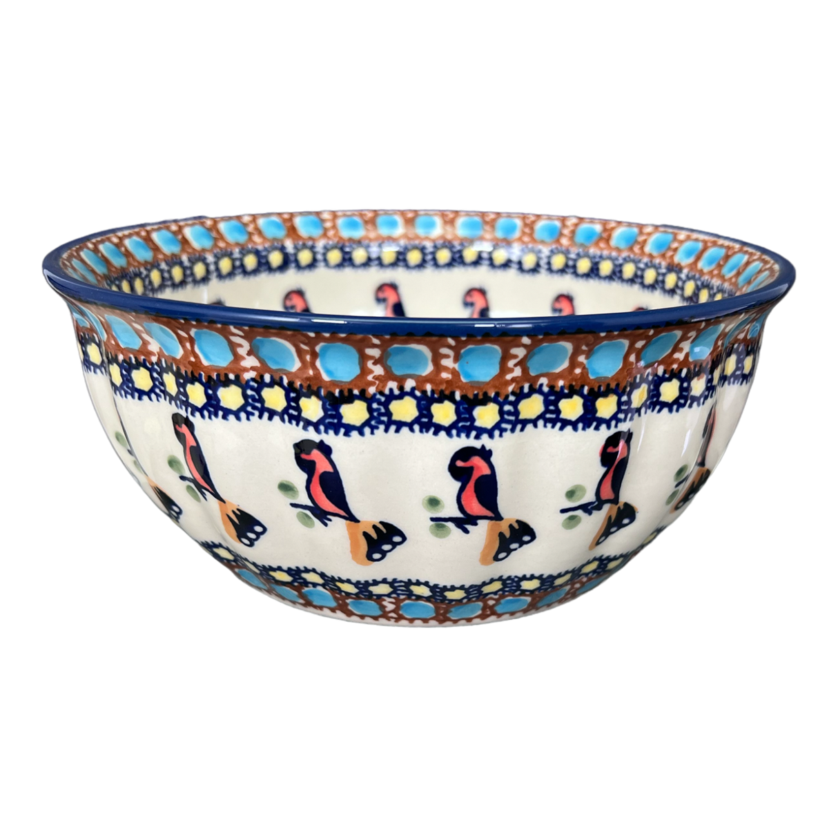 Bowl, Round, 7.75" in "Ptak Parade" by Manufaktura | M085S-KLP