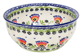 Bowl, Round, 7.75" in "Floral Fans" by Manufaktura | M085S-P314