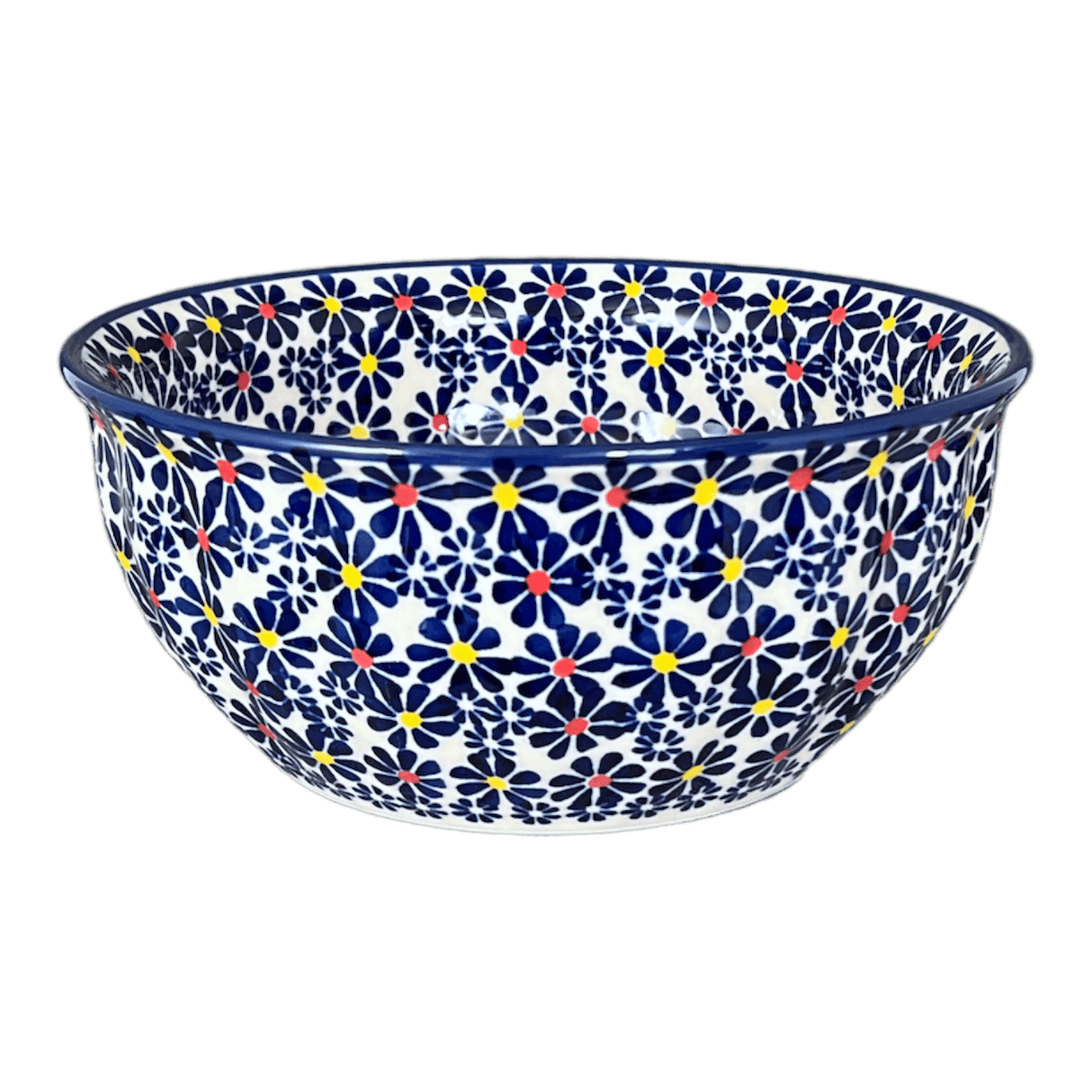 Bowl, Round, 7.75" in "Field of Daisies" by Manufaktura | M085S-S001