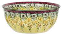 A picture of a Polish Pottery 7.75" Bowl (Sunshine Grotto) | M085S-WK52 as shown at PolishPotteryOutlet.com/products/775-bowls-sunshine-grotto